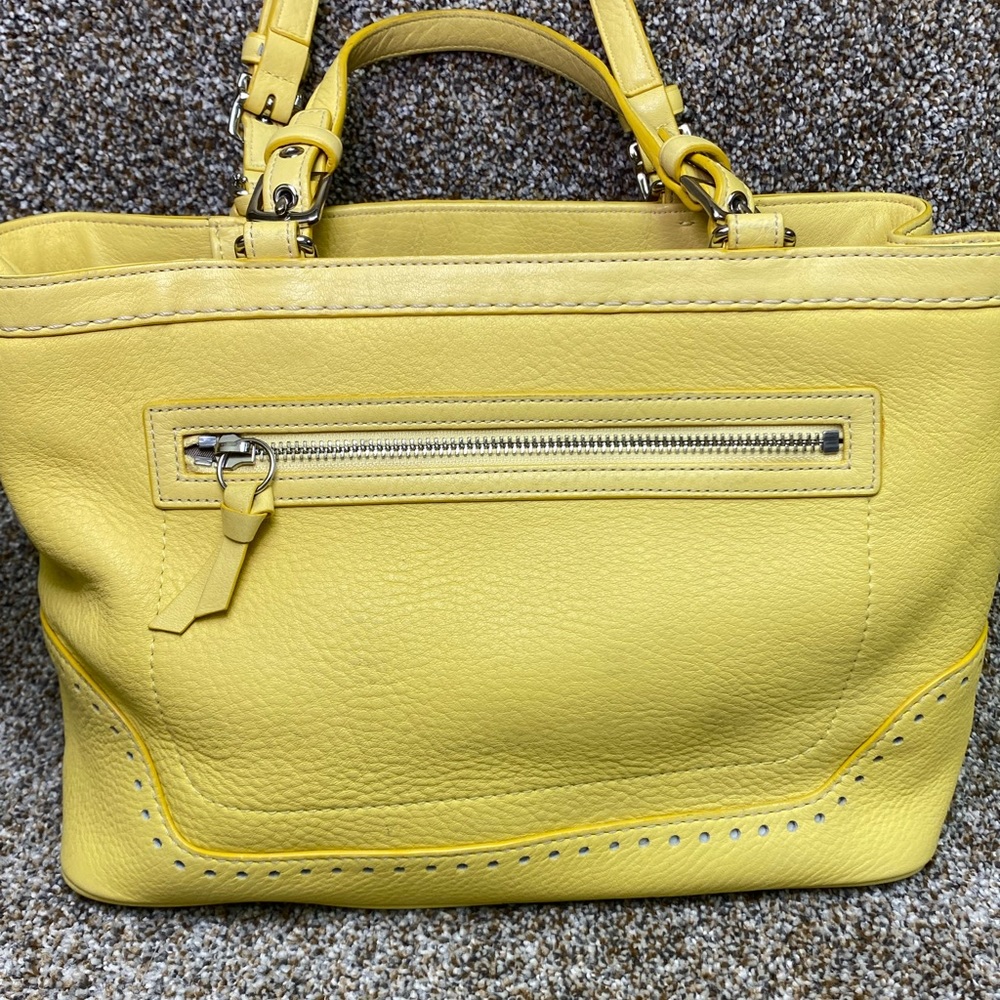 COACH Yellow Purse